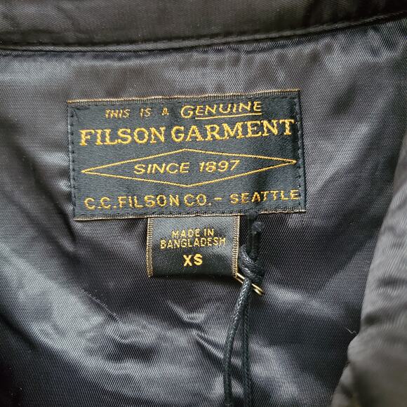 Filson CPO Wool Jac-Shirt 24 oz Military Jacket Forest Green Size XS New - Picture 7 of 13
